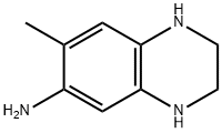 6-Quinoxalinamine,  1,2,3,4-tetrahydro-7-methyl- Struktur