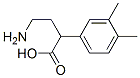 Benzeneacetic acid, alpha-(2-aminoethyl)-3,4-dimethyl- (9CI) Struktur