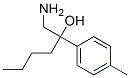 Benzenemethanol, alpha-(aminomethyl)-alpha-butyl-4-methyl- (9CI) Struktur