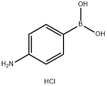 4-アミノフェニルボロン酸塩酸塩 化學(xué)構(gòu)造式