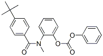 [2-[methyl-(4-tert-butylbenzoyl)amino]phenyl] phenyl carbonate Struktur