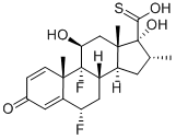 Androsta-1,4-diene-17-carbothioic acid, 6,9-difluoro-11,17-dihydroxy-16-methyl-3-oxo-, (6a,11b,16a,17a)-