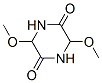 2,5-Piperazinedione,3,6-dimethoxy-(9CI) Struktur