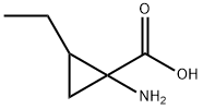 Cyclopropanecarboxylic acid, 1-amino-2-ethyl- (9CI) Struktur