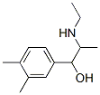 Benzenemethanol, alpha-[1-(ethylamino)ethyl]-3,4-dimethyl- (9CI) Struktur