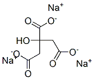 trisodium 2-hydroxypropane-1,2,3-tricarboxylate Struktur