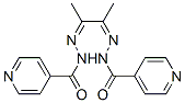 N-[[(3Z)-3-(pyridine-4-carbonylhydrazinylidene)butan-2-ylidene]amino]p yridine-4-carboxamide Struktur