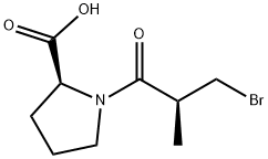 1-[(2S)-3-BroMo-2-Methyl-1-oxopropyl]-L-proline Struktur