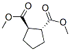 1,2-Cyclopentanedicarboxylic acid, dimethyl ester, trans-(.+/-.)- Struktur