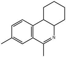 Phenanthridine, 1,2,3,4,4a,10b-hexahydro-6,8-dimethyl- (9CI) Struktur