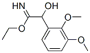 Benzeneethanimidic  acid,  -alpha--hydroxy-2,3-dimethoxy-,  ethyl  ester  (9CI) Struktur