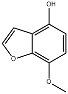 4-Benzofuranol,  7-methoxy- Struktur