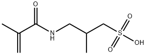 2-methyl-3-[(2-methyl-1-oxoallyl)amino]propanesulphonate Struktur