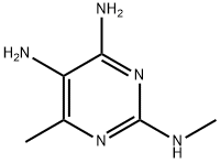 2,4,5-Pyrimidinetriamine,  N2,6-dimethyl- Struktur