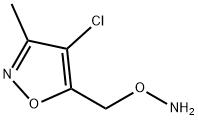 Isoxazole, 5-[(aminooxy)methyl]-4-chloro-3-methyl- (9CI) Struktur