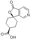 cis-1'-Oxo-spiro[cyclohexane-1,3'(1'H)-furo[3,4-c]pyridine]-4-carboxylic acid Struktur