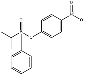 4-Nitrophenyl (1-methylethyl)phenylphosphinate Struktur