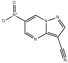 6-NITROPYRAZOLO[1,5-A]PYRIMIDINE-3-CARBONITRILE Struktur