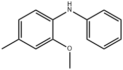 Benzenamine, 2-methoxy-4-methyl-N-phenyl- (9CI) Struktur