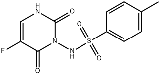 3-(p-Tolylsulfonylamino)-5-fluorouracil Struktur