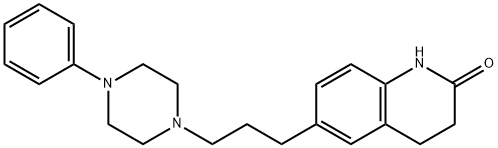 2(1H)-Quinolinone, 3,4-dihydro-6-(3-(4-phenyl-1-piperazinyl)propyl)- Struktur