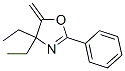 Oxazole, 4,4-diethyl-4,5-dihydro-5-methylene-2-phenyl- (9CI) Struktur