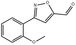 3-(2-METHOXY-PHENYL)-ISOXAZOLE-5-CARBALDEHYDE Struktur