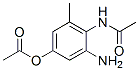 Acetamide, N-[4-(acetyloxy)-2-amino-6-methylphenyl]- (9CI) Struktur