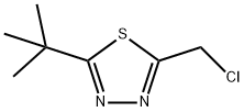 2-TERT-BUTYL-5-CHLOROMETHYL-1,3,4-THIADIAZOLE Struktur