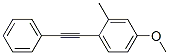 Benzene, 4-methoxy-2-methyl-1-(phenylethynyl)- (9CI) Struktur