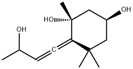 1,3-Cyclohexanediol,6-(3-hydroxy-1-butenylidene)-1,5,5-trimethyl-,(1R,3S,6S)-(9CI) Struktur