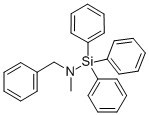 N-Methyl-N-(phenylmethyl)-1,1,1-triphenylsilanamine Struktur