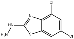 4,6-DICHLORO-2(3H)-BENZOTHIAZOLONE HYDRAZONE Struktur