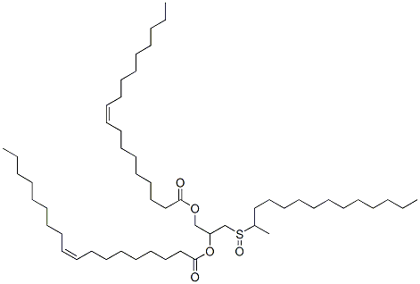 1,2-dioleoyl-3-S-tetradecyl-3-thioglycerol S-oxide Struktur