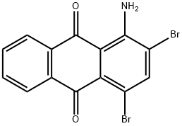 1-Amino-2,4-dibromoanthraquinone Structure