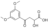 4-(3,5-Dimethoxyphenyl)-4-oxo-2-hydroxybutanoic acid Struktur