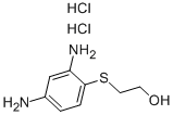 2-[(2,4-diaminophenyl)thio]ethanol dihydrochloride Struktur