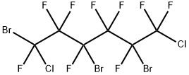 1,3,5-TRIBROMO-1,6-DICHLORONONAFLUOROHEXANE Struktur