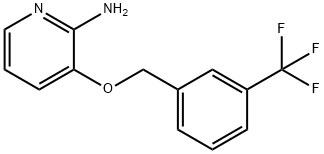 2-amino-3-(3-trifluoromethylbenzyloxy)pyridine Struktur