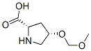 L-Proline, 4-(methoxymethoxy)-, (4S)- (9CI) Struktur