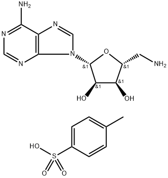 5'-AMINO-5'-DEOXYADENOSINE P-TOLUENESULFONATE SALT Struktur