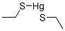 Bis(ethylthio)mercury(II) Struktur