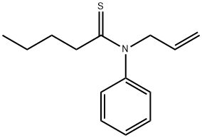 Pentanethioamide,  N-phenyl-N-2-propenyl-  (9CI) Struktur