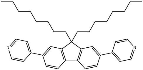 4-(9,9-dioctyl-7-phenyl-9H-fluoren-2-yl)pyridine Struktur