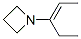 Azetidine, 1-(1-ethyl-1-propenyl)- Struktur