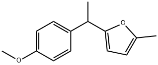 Furan, 2-[1-(4-methoxyphenyl)ethyl]-5-methyl- (9CI) Struktur