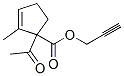 2-Cyclopentene-1-carboxylicacid,1-acetyl-2-methyl-,2-propynylester(9CI) Struktur