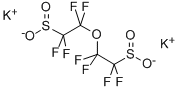 2,2'-OXYBIS(1,1,2,2-TETRAFLUORO)-ETHANESULFINIC ACID DIPOTASSIUM SALT Struktur