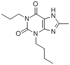 1-Propyl-3-butyl-8-methylxanthine Struktur