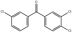 3,3',4'-TRICHLOROBENZOPHENONE Struktur